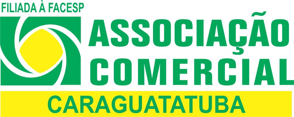 logotipo associação comercial de caraguatatuba